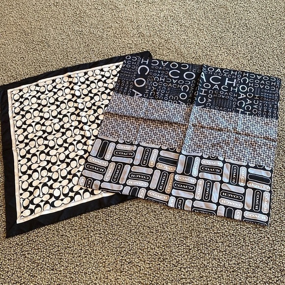 Coach Silk Scarves in Like New Condition - Picture 1 of 7